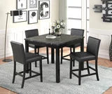 Dior Oynx - Pub Table + 4 Chair Set